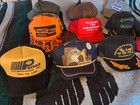 Lot Vintage Trucker  News Boy  Conductor  Military Caps  Hats