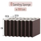 Bates- Sanding Sponge  8 Pcs  180 Grit  Sandpaper 8 Pack  180 Black