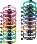 Reflective Nylon Cat Safety Collar With Bell For Cat Kitten Small Dog Adjustable