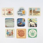 Lot Of 44 Vintage Beer Coasters Bar Restaurant Varied Designs Flawed