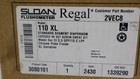 Sloan Regal 110 Xl Flushometer 3 5 Gpf Chrome Toilet Flush Valve 3080101 New