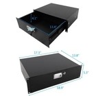 19   Rack Mount 3u Locking Drawer Audio Dj Server Rack Storage  Deep Cabinet