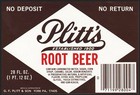 Vintage Soda Pop Bottle Labels Plitts Root Beer Lot Of 50 York Pa Unused N-mint 