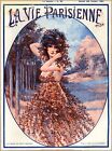 1921 La Vie Parisienne La Mode De French France Travel Advertisement Poster 