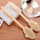 Premium Natural Bristle Wooden Bath Shower Body Back Dry Skin Brush Spa Scrubber