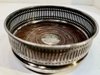 Sheffield English Silver Wine Bottle Coaster 
