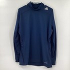 Adidas Techfit Climawarm Long Sleeved Mock Navy Large