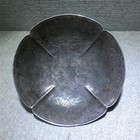 A Pair Of Rare Chinese Pure Silver Flower Design Dishes