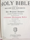 Vintage 1959 Holman Masonic Holy Bible Reference Dictionary Index Hardback Large