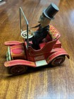 Antique 1950s-60s Japanese Tin Spring Wind Up Car