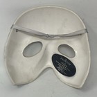 1988 Phantom Of The Opera Ceramic Mask By Clay Art  6x6 Inches Broadway Vintage