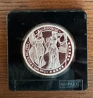 2019 Germania Allegories Bu 1 Oz Silver Colorized 5 Mark In Plastic Holder Stand