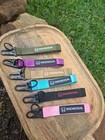 Pink Honda Metal Key Ring Keychain lanyard New
