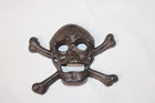 Pirate Skull Cross Bones Cast Iron Beer Bottle Opener Tiki Bar Beach Home Decor