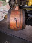 Antique Wooden Flask 19th Century Powder Barrel Plug Stopper Primitive Canteen