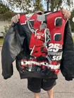 Pelle Pelle Leather Bomber Jacket 25th Anniversary Colorblock 44
