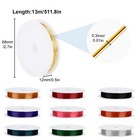 10 Rolls Colorful Copper Craft Wire 0 3mm Flexible Jewelry Making  For Diy Craft