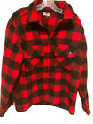 Minnesota Woolen Co Mackinaw Jacket Shirt Wool Men s Medium Buffalo Plaid