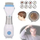 Electric Lice   Nit Removal Comb - Safe Vacuum Head Louse Treatment Kit For Kids