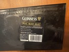 Guinness Harp Logo Beer Bar Mat Rubber Runner Coaster 20  X 5  New