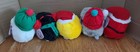 Vtg Swibco Puffkins Lot Of 5 Xmas 98 00 Plush Stuffed Animal Nwt Tag Protector