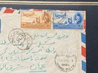 1949 Palestine Jerusalem Cover Redirected Egypt Censor To Amman Transjordan