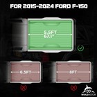 5 5ft Tonneau Cover Hard 3-fold Fit For 2015-2026 Ford F150 F-150 Truck Bed