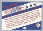 Gary Allenson Authentic Signed Autographed Trading Card Coa