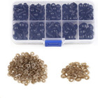 100pcs 6mm-12mm Solid Black Eyes With Washers  Sewing For Diy Of Puppet  Plush A