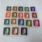 18 Mnh Wwii Hitler Ukraine Mi 01-18 Set 1941-1945 3rd Reich- 18 Stamps   1 Ships