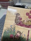 House-mouse Designs Juggling Raspberries House Mouse Wood Mounted Rubber Stamp