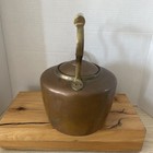 Old Vintage Antique English Large Copper   Brass Tea Kettle