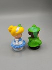 Fisher Price Little People Disney Princess Cinderella   Fairy Godmother Lot Of 2