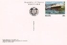 Republic Of Nauru Mv Kolle D Loading Phosphate For Australia Postcard - New