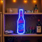 16 x5  Miller Lite Beer Bottle Led Neon Sign With Dimmer Usb Powered Light