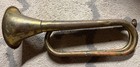 Antique Bugle Brass Cavalry Musical Instrument Blowing Trumpet Wall Hanger