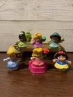 Fisher Price Little People Lot Of 6 Disney Princess   1 Chair Jasmine snow White