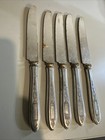 Vintage Grosvenor Community Silver Plate French Hollow Dinner Knives Set Of 5