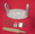  glossy White  Clip-on-wall Toilet Paper Holder   Wood Roller  Hold Jumbo Rolls