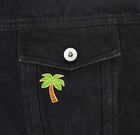 Palm Tree Hard Enamel Lapel Pin