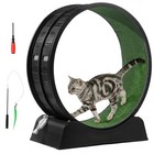 Cat Exercise Wheel Large Cat Treadmill Running Wheel For Indoor Cats 30 Inch