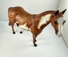     Vintage 1999 Peter Stone Sorrel Tobiano Horse      