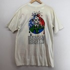 Bon Jovi Shirt Adult Os Rock The Earth Tour 1989 Captain Kidd White Usa Vtg