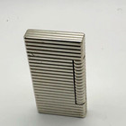 St Dupont Line 2 Slim Silver Lighter