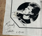 1986 Randy Travis Bandanna Signed Personally Autographed Handkerchief