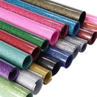 Glitter Heat Transfer Vinyl Htv Vinyl Iron On Heat Press T-shirt For Cricut    