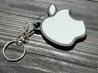 Apple Computer Logo Key Ring Keyring Keychain Chain Fruit