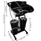 Backwash Sink Hair Wash Basin Shampoo Bowl Deep Basin Unit Spa Salon Equipment