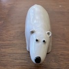 2000 Christine Chris Rademacher Polar Bear Sculpture Figurine Ceramic Art