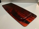 Mcm Dark Swirl Acrylic Serving Tray Retro Marbled Lucite 15   x5    Vtg